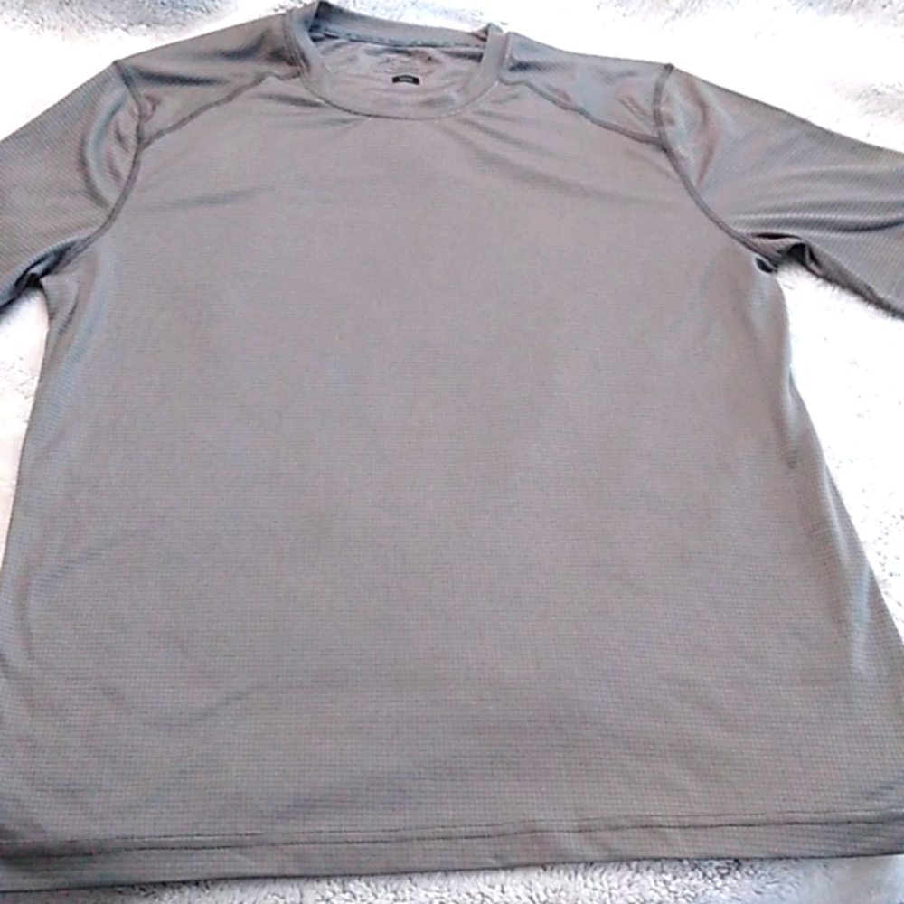 Men's Grey Medium Active Shirt